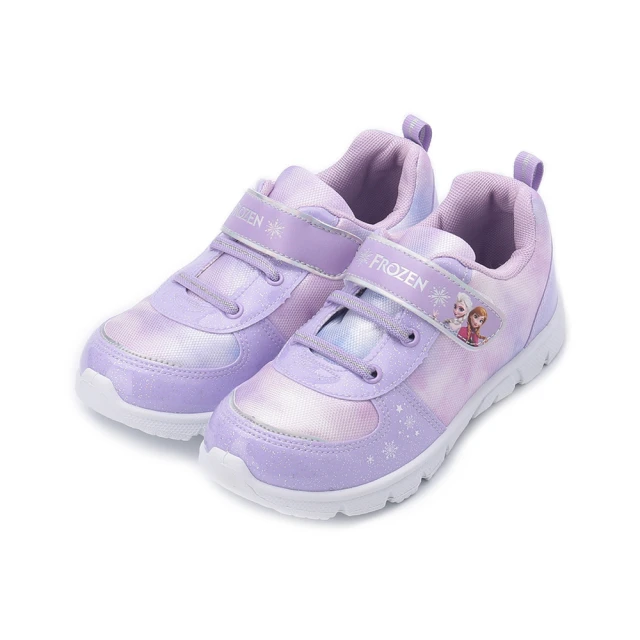 Disney 迪士尼Disney 迪士尼 16-21cm 渲染雪花運動鞋 紫 中大童鞋 FOKB37757
