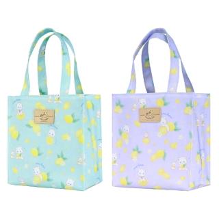 【uma hana】萊姆熊兔多用途隨身防水小方包(手提袋/便當袋/萬用袋/防水袋)