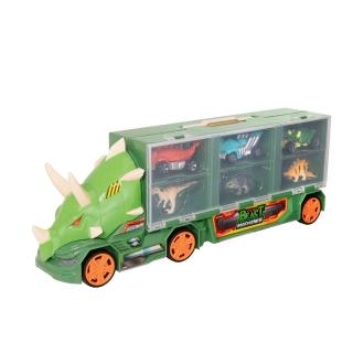 【TEAMSTERZ】三角龍運輸車+合金車三入