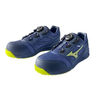 【MIZUNO 美津濃】F1GA225214(防護鞋 LS II BOA 旋鈕 寬楦 安全防護鞋 工作鞋 塑鋼頭 鋼頭鞋)