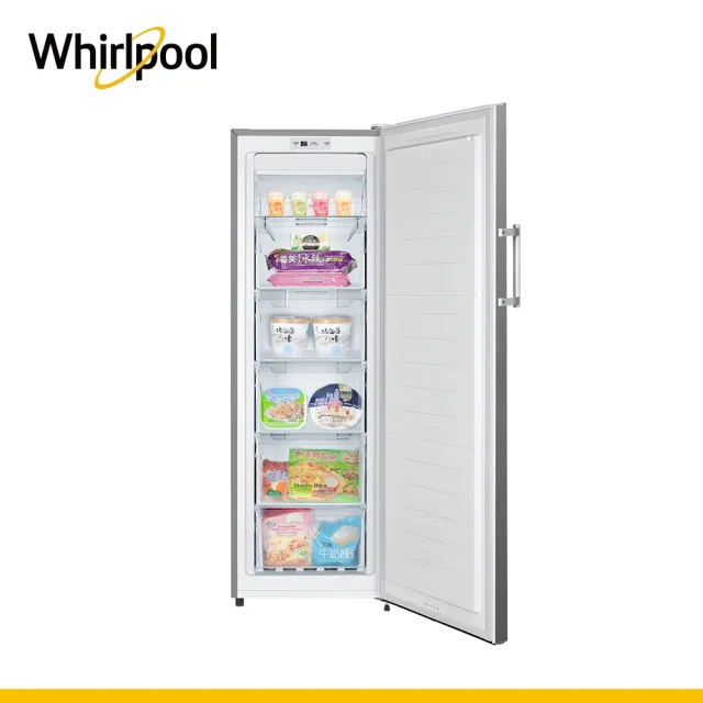 【Whirlpool 惠而浦】190公升直立式冰櫃(WUFZ656AS福利品)