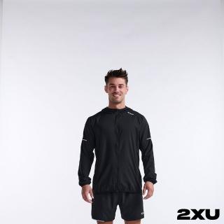 【2XU】男 Aero運動外套(黑/反光銀)