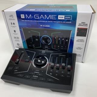 【M-AUDIO】M-GAME RGB DUAL 遊戲直播混音器 錄音介面 live stream PODCAST 直播用(一年保固總代理公司貨)