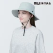 【MUJI 無印良品】撥水加工附防水膠條有簷帽(共4色)