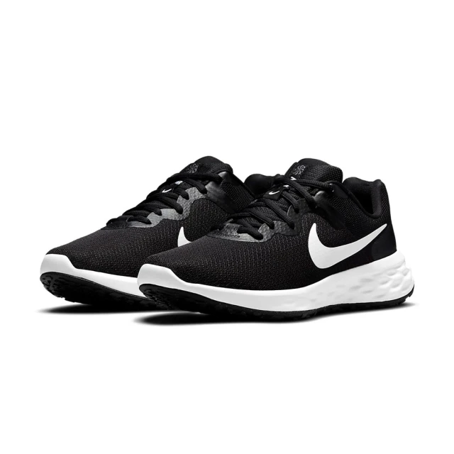 NIKE 耐吉NIKE 耐吉 輕量慢跑鞋 運動鞋_男_黑色_REVOLUTION 6(DC3728003)