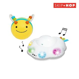 【Skip Hop】官方總代理 E&M活力蜂跑跑音樂鈴(聲光音樂鈴 感統玩具 爬行玩具 嬰兒玩具)
