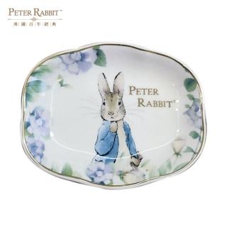 【PETER RABBIT 比得兔】比得兔輕奢精緻陶瓷皂盤(飯店 浴室 衛浴 皂盤 託盤)