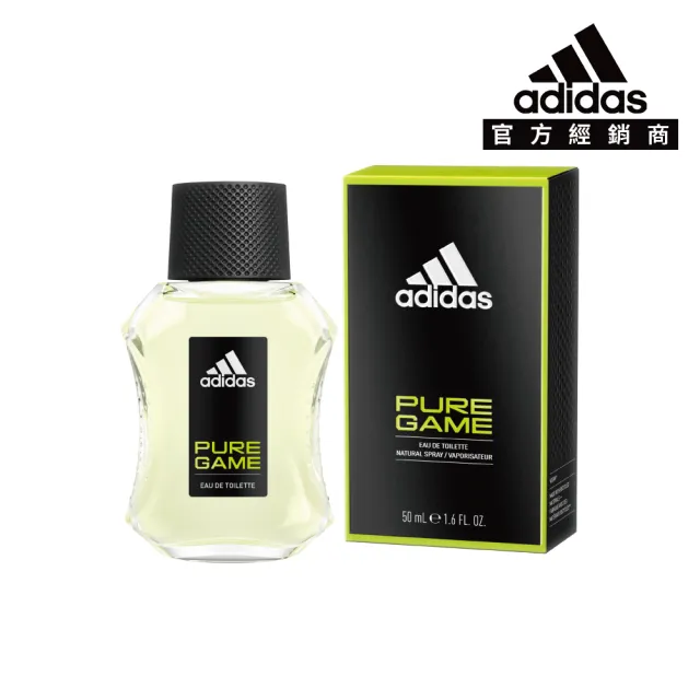 【adidas 愛迪達】男性淡香水 50ml(原廠公司貨)