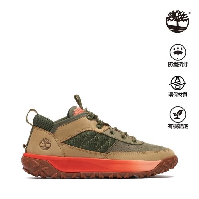 【Timberland】女款淺米色 Greenstride Motion 6 低筒健行鞋(A2AVJEN7)