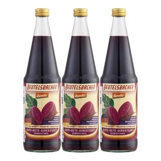 即期品【Beutelsbacher】甜菜根果汁 700mlX3入 有效期限2025/03/21(德國原裝進口)