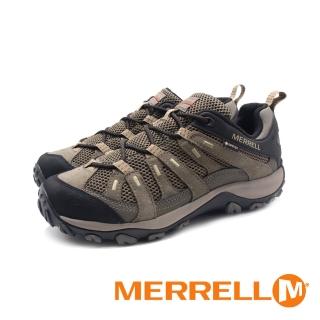【MERRELL】男 ALVERSTONE 2 GTX 郊山健行低筒登山鞋 男鞋(綠黑)