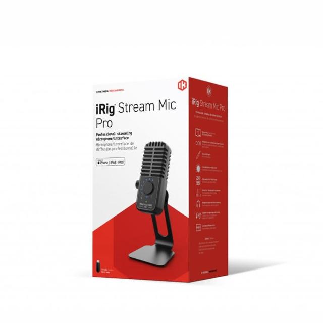 【IK Multimedia】iRig Stream Mic Pro 行動裝置麥克風(原廠公司貨 商品保固有保障 附配件)