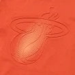 【NBA】NBA 基本款 壓印 連帽T恤 熱火隊 男女 橘色(3255105950)