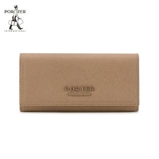 【PORTER INTERNATIONAL】堅毅自信AVENUE真皮長夾(棕褐)