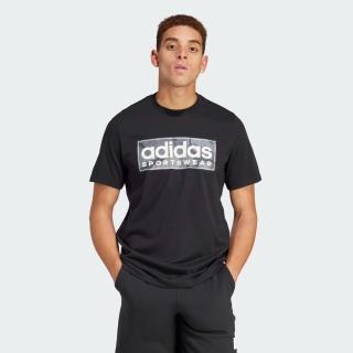 【adidas 愛迪達】上衣 男款 短袖上衣 運動 國際碼 M CAMO G T 2 黑 IR5825