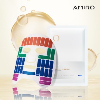 【AMIRO】BEAUTY 積雪草安心舒緩面膜 25ml『5片裝』(美容儀 緩解泛紅 保濕 修護 敏弱肌)