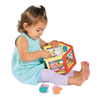 【Peppa Pig 粉紅豬】粉紅豬小妹-觸覺玩具小屋(嬰幼兒成長玩具)