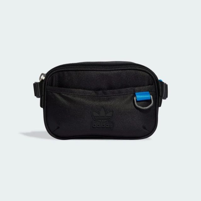 adidas 愛迪達 腰包 斜背包 運動包 三葉草 SPORT WAISTBAG OR 黑 IU0176