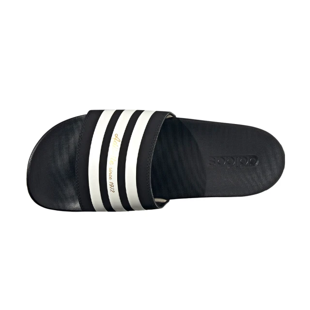 adidas 愛迪達adidas 愛迪達 Adilette Comfort 男鞋 女鞋 黑白色 基本款 三線 拖鞋 GW5966