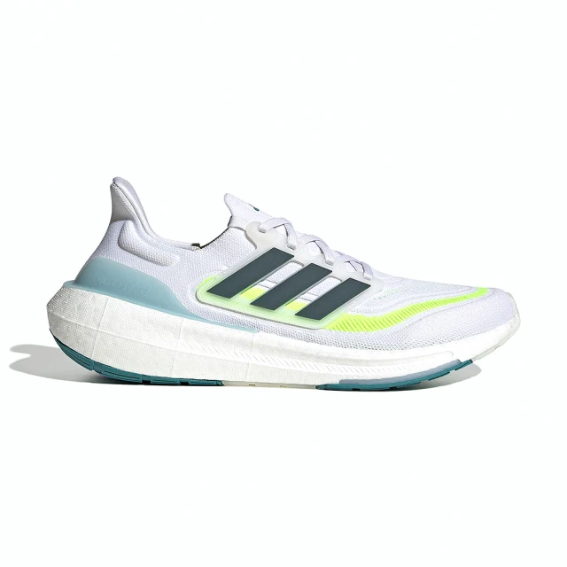 adidas 愛迪達 Ultraboost Light 男鞋 女鞋 白藍色 螢光 緩震 透氣 訓練 運動 慢跑鞋 IE1768