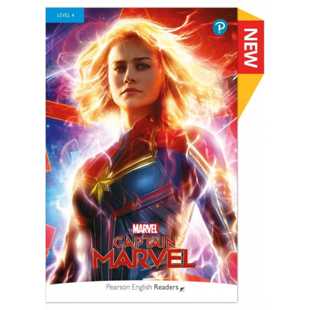 Pearson English Readers Level 4： Marvel - Captain Marvel（Book + Audiobook + Ebook）