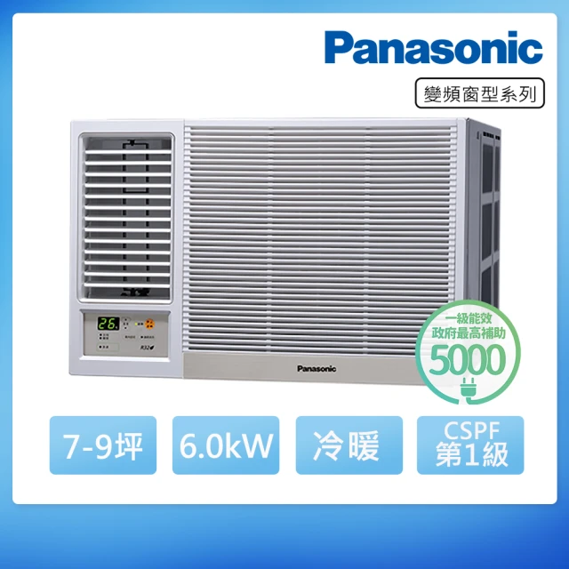 Panasonic 國際牌 7-9坪一級能效左吹冷暖變頻窗型冷氣(CW-R60LHA2)