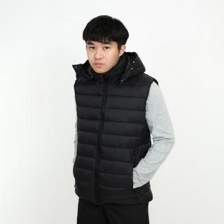 【Superdry】帽可拆 極度乾燥 背心 科技棉 連帽 冒險魂 暗袋 防風背心 平輸品(舖棉背心9327CD側)