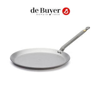 【de Buyer 畢耶】原礦蜂蠟鐵鍋 法式可麗餅鍋26cm-適用IH爐