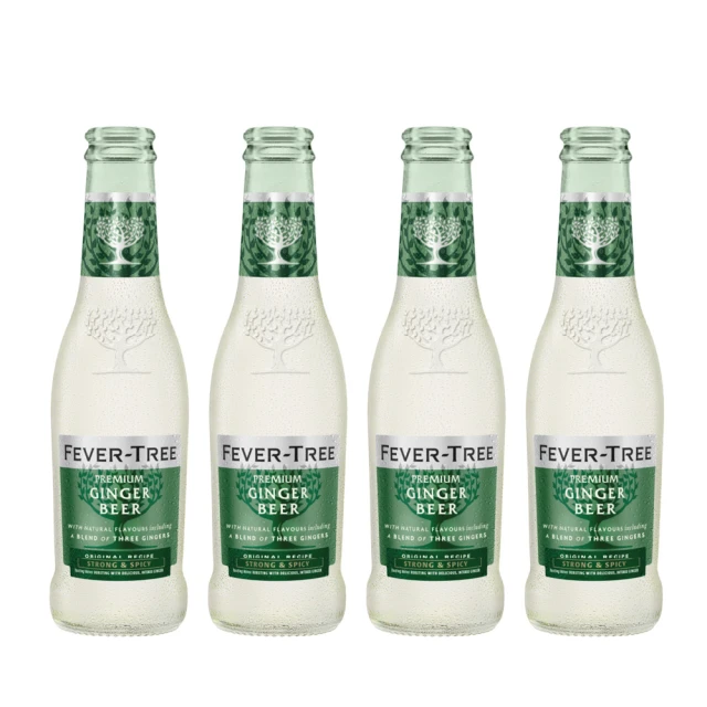 Fever Tree 芬味樹 薑汁啤酒 無酒精 四入組 Ginger Beer(薑汁啤酒 無酒精飲料 氣泡飲 無酒精 調酒)