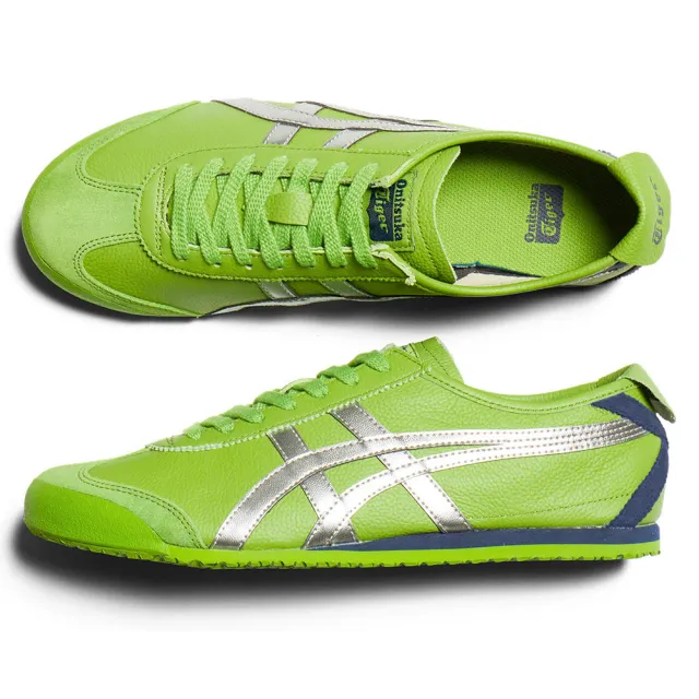 【Onitsuka Tiger】Onitsuka Tiger鬼塚虎-綠底銀虎爪紋 MEXICO 66(1183A201-305)