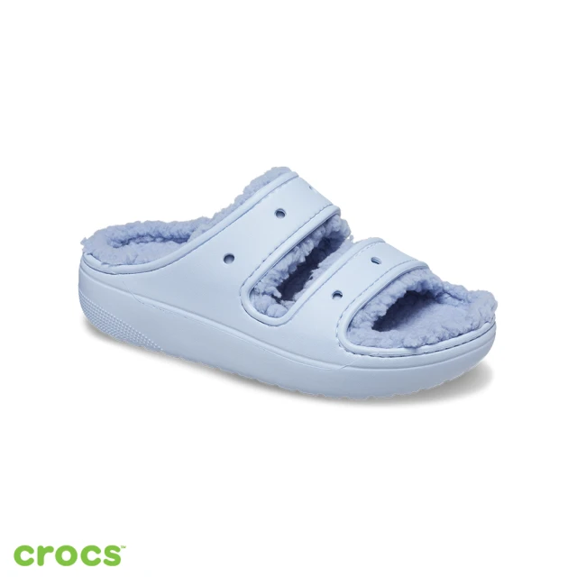 Crocs 中性鞋 經典軟絨毛毛涼拖(207446-4NS)