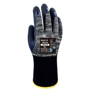 【WonderGrip 多給力】12雙組 WG-333 Rock & Stone 防滑耐磨舒適作業手套(適用油性和濕性環境)