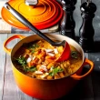 【Le Creuset】典藏琺瑯鑄鐵鍋圓鍋 22cm(閃亮黃-鋼頭)