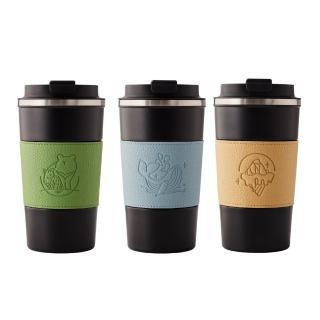 【仁舟淨塑】醇黑咖啡綜合3件組(304不鏽鋼/保溫杯 環保杯/隨行杯/咖啡杯)