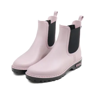 【VERBENAS】西班牙休閒防水切爾西雨靴 粉色(020434-PINBL)