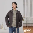 【gozo】gozo三次方配色邊立領運動外套(兩色)