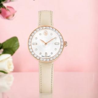 【SWAROVSKI 施華洛世奇】Certa系列 自信優雅皮帶款 女錶-30mm(5672968)