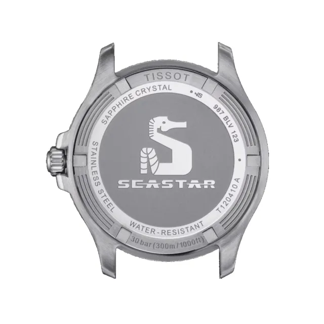 【TISSOT 天梭 官方授權】SEASTAR 1000 經典時尚300米潛水石英腕錶 禮物推薦 畢業禮物(T1204102705100)