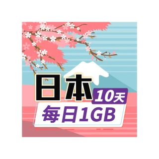 【飛速移動】日本10天｜每日1GB 高速流量吃到飽(旅遊上網卡 日本 網卡 日本網路 日本網卡)