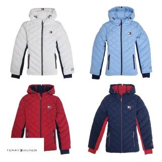 【Tommy Hilfiger】女外套 防潑水 菱格紋 羽絨樣式外套 科技棉 防風外套(多款任選 平輸品)