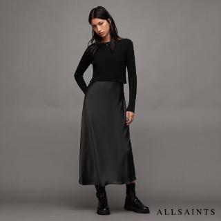 【ALLSAINTS】HERA 兩件式針織中長版細肩洋裝 WD199S(修身版型)