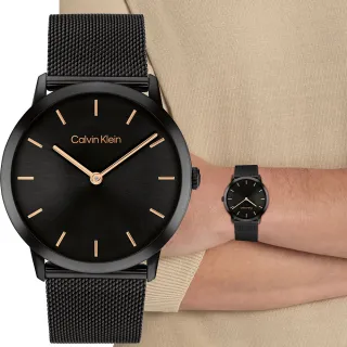 【Calvin Klein 凱文克萊】CK Exceptional 中性錶 米蘭帶手錶-37mm 新年禮物(25300002)