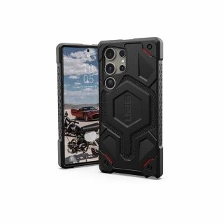 【UAG】Galaxy S24 Ultra 頂級特仕版耐衝擊保護殼-軍用黑(支援無線充電 10年保固)