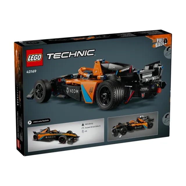 【LEGO 樂高】科技系列 42169 NEOM McLaren Formula E Race Car(麥拉倫 賽車 模型)