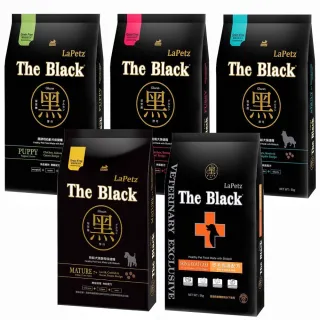 【LaPetz 樂倍】The Black黑酵母無穀犬糧5kg(樂倍狗飼料 無穀狗飼料 黑酵母配方 狗飼料 寵物飼料)