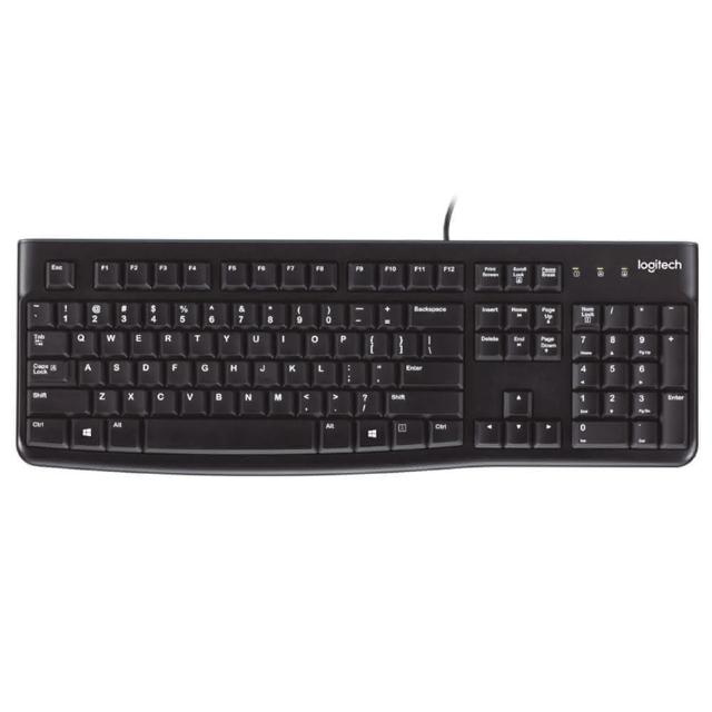 【Logitech 羅技】K120 USB有線鍵盤(920-002584)