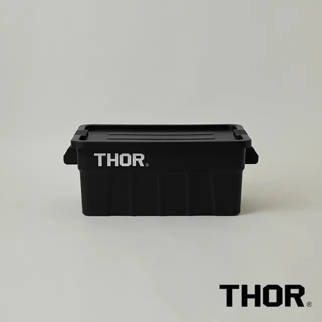 【THOR】THOR BOX 收納箱 53L(透黑/黑色/軍綠/沙棕/灰藍/透明)