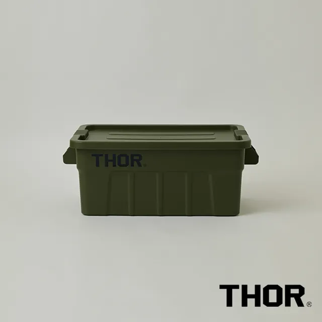 【THOR】THOR BOX 收納箱 53L(透黑/黑色/軍綠/沙棕/灰藍/透明)