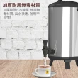 【渥思】日式不鏽鋼保溫保冷茶桶-5公升-質感黑(保溫茶桶.台灣製.保溫桶.飲料桶)