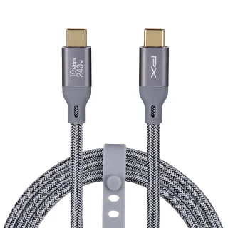 【PX 大通-】ACC3X-1G 1公尺 USB 3.2 GEN1 C to C 超高速充電傳輸線(影音+數據+充電/GEN2 10倍快傳/240W)